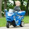 Toy Time Ride-On Motorcycle- 6V Battery Powered Black Toy Trike- 3 Wheeled Motorized Bike (Blue) 218076CUX - alternate 1